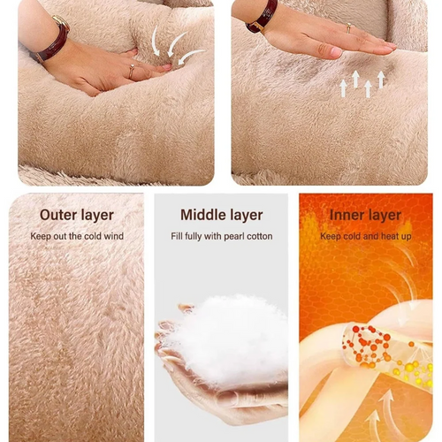 Soft Plush Pet Couch Bed